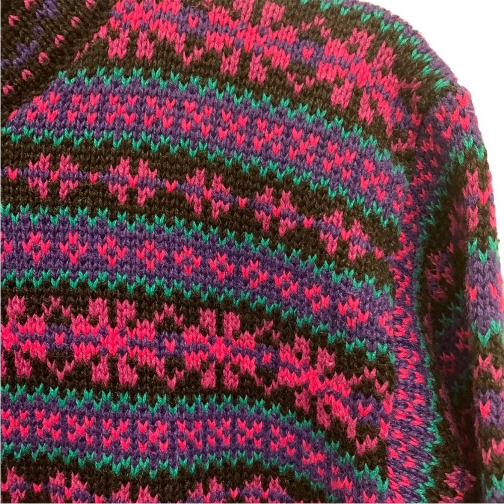 VTG Erika Colorful Knit Sweater - Picture 4 of 11